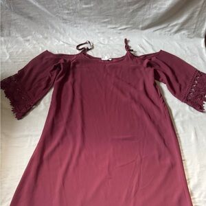 Maurices Sz M off cold Shoulder blouse top